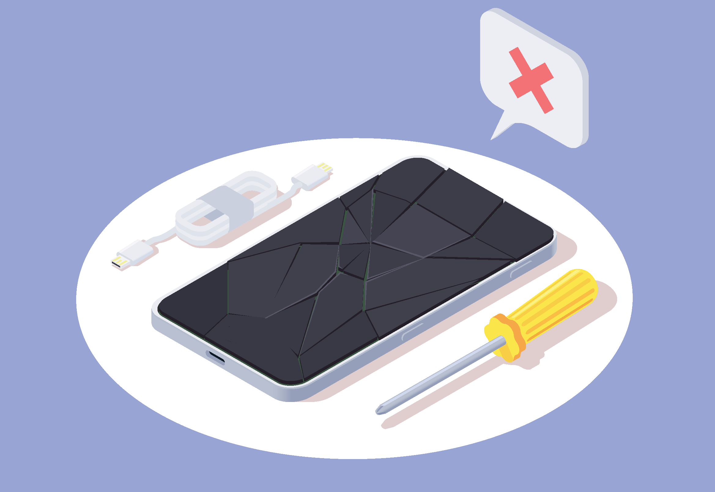 Тріснув екран iphone 15